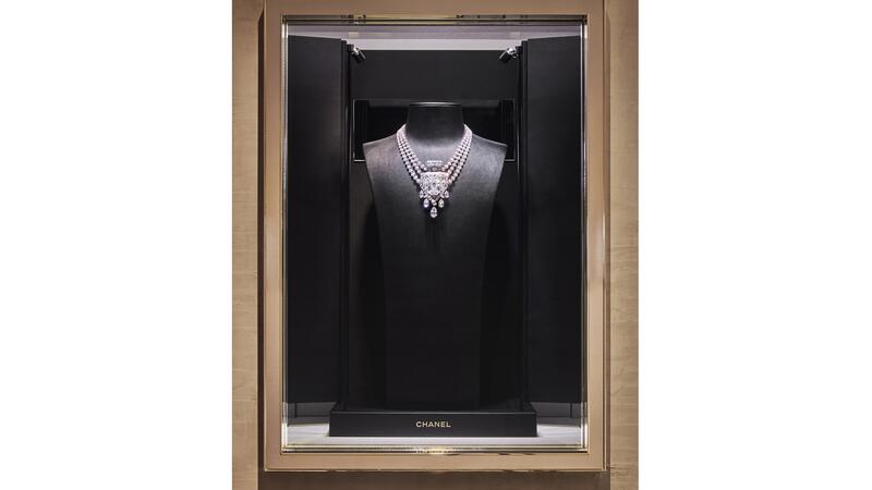 Chanel No. 5 diamond necklace